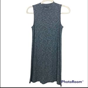 MADEWELL Highneck Grey Knit Dress sz XS